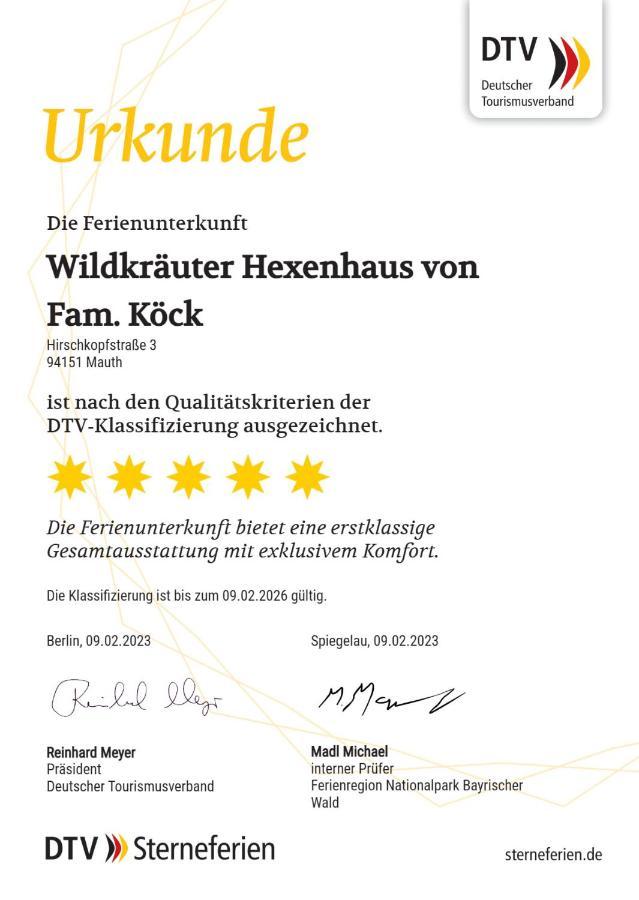 Wildkraeuter Hexenhaus Villa Mauth Exteriör bild
